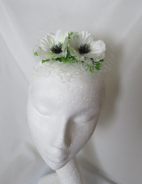 Ivory & Lime Penny Blossom Comb