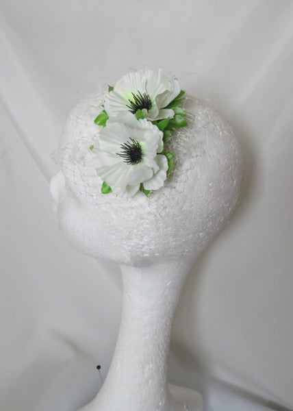 Ivory & Lime Penny Blossom Comb