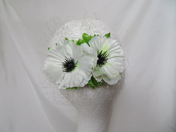 Ivory & Lime Penny Blossom Comb