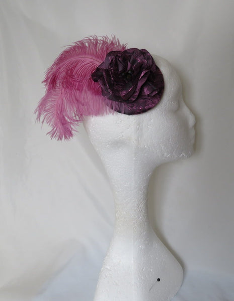 Damask Lavender Pink & Grey Agatha