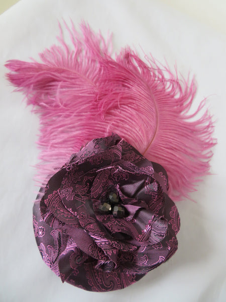 Damask Lavender Pink & Grey Agatha