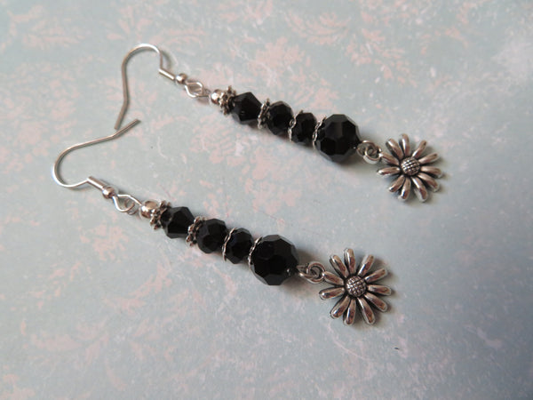 Whimsy Goth Daisy Earrings