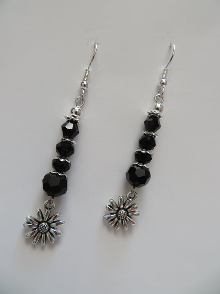 Whimsy Goth Daisy Earrings