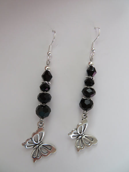 Whimsy Goth Butterfly Earrings
