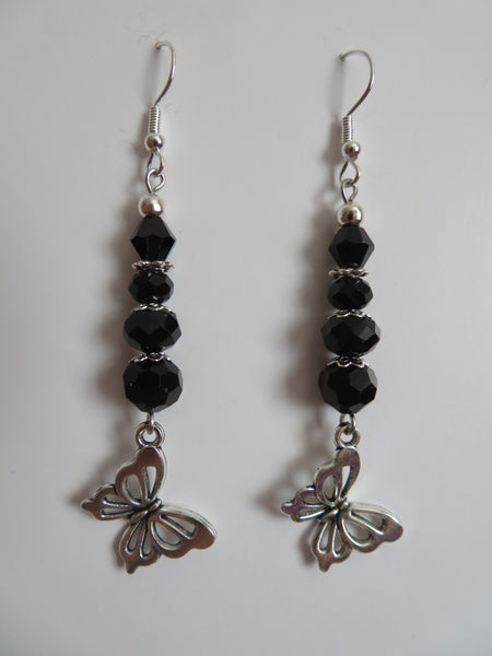 Whimsy Goth Butterfly Earrings