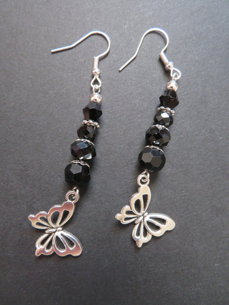 Whimsy Goth Butterfly Earrings