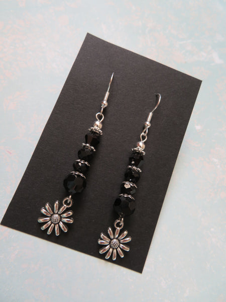Whimsy Goth Daisy Earrings