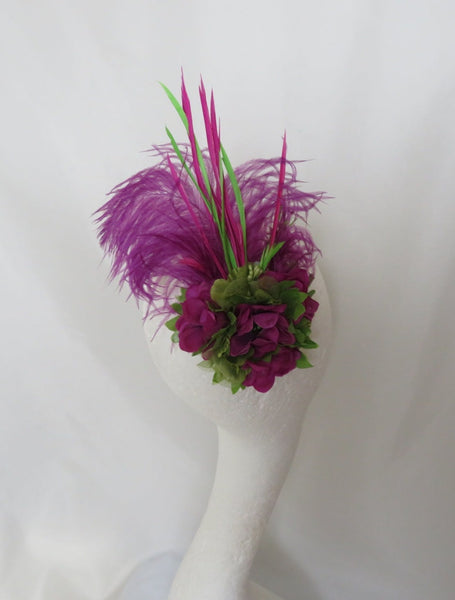 Amethyst Magenta & Lime Green Portia