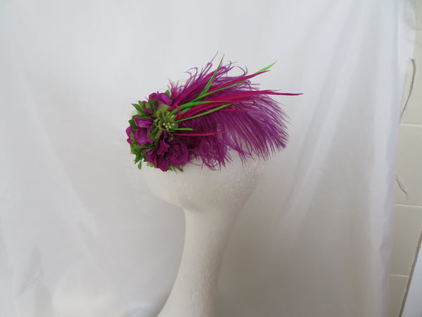 Amethyst Magenta & Lime Green Portia