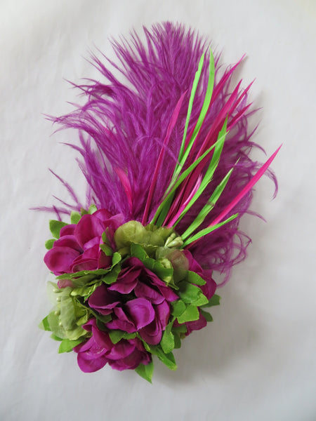 Amethyst Magenta & Lime Green Portia