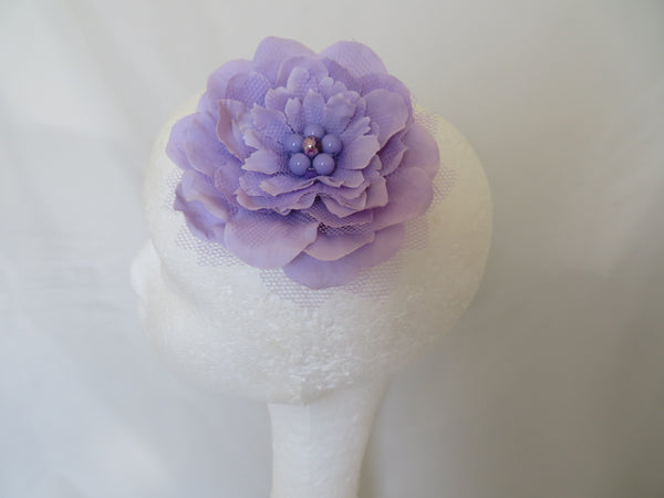 Lilac Camellia Penny Blossom Hair Clip