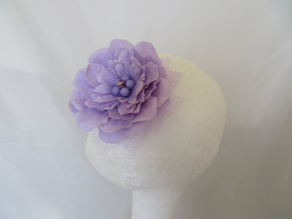 Lilac Camellia Penny Blossom Hair Clip