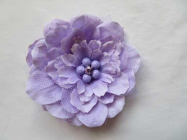 Lilac Camellia Penny Blossom Hair Clip
