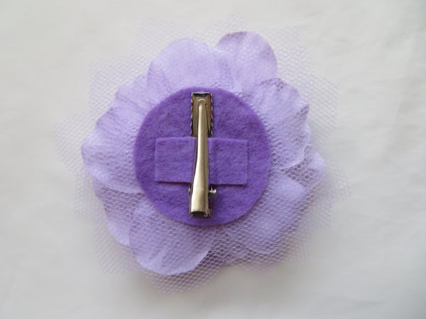 Lilac Camellia Penny Blossom Hair Clip