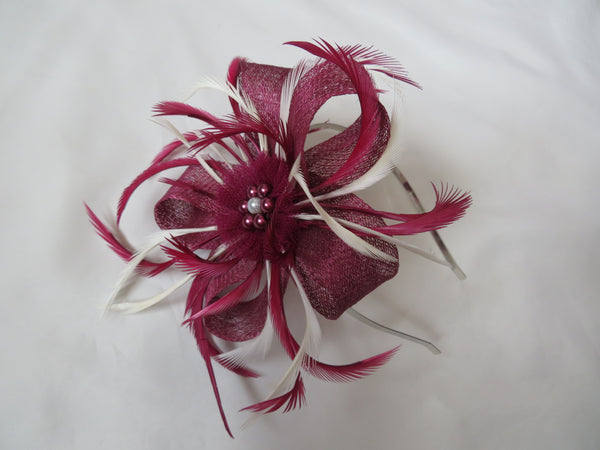 Burgundy Plum and Ivory Mini Lily