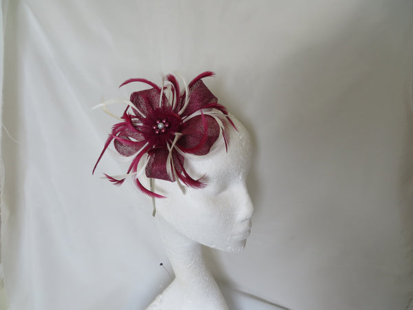 Burgundy Plum and Ivory Mini Lily