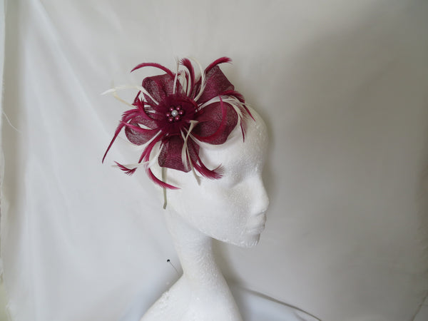 Burgundy Plum and Ivory Mini Lily