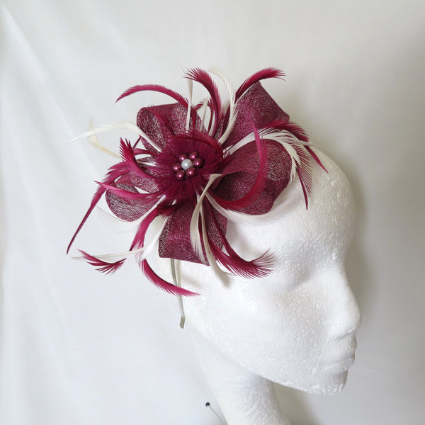 Burgundy Plum and Ivory Mini Lily