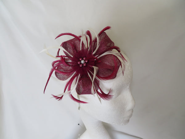 Burgundy Plum and Ivory Mini Lily