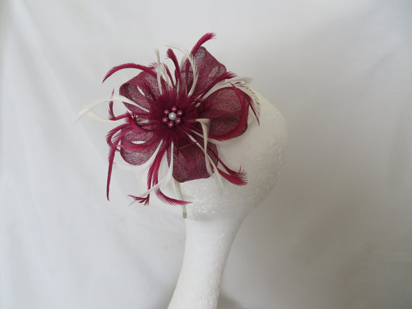 Burgundy Plum and Ivory Mini Lily