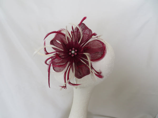 Burgundy Plum and Ivory Mini Lily