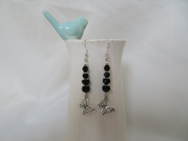 Whimsy Goth Butterfly Earrings