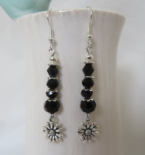 Whimsy Goth Daisy Earrings