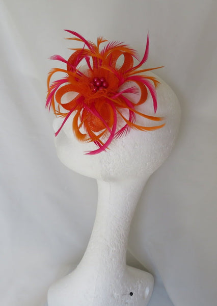 Orange & Cerise Fuchsia Pink & Mini Lily