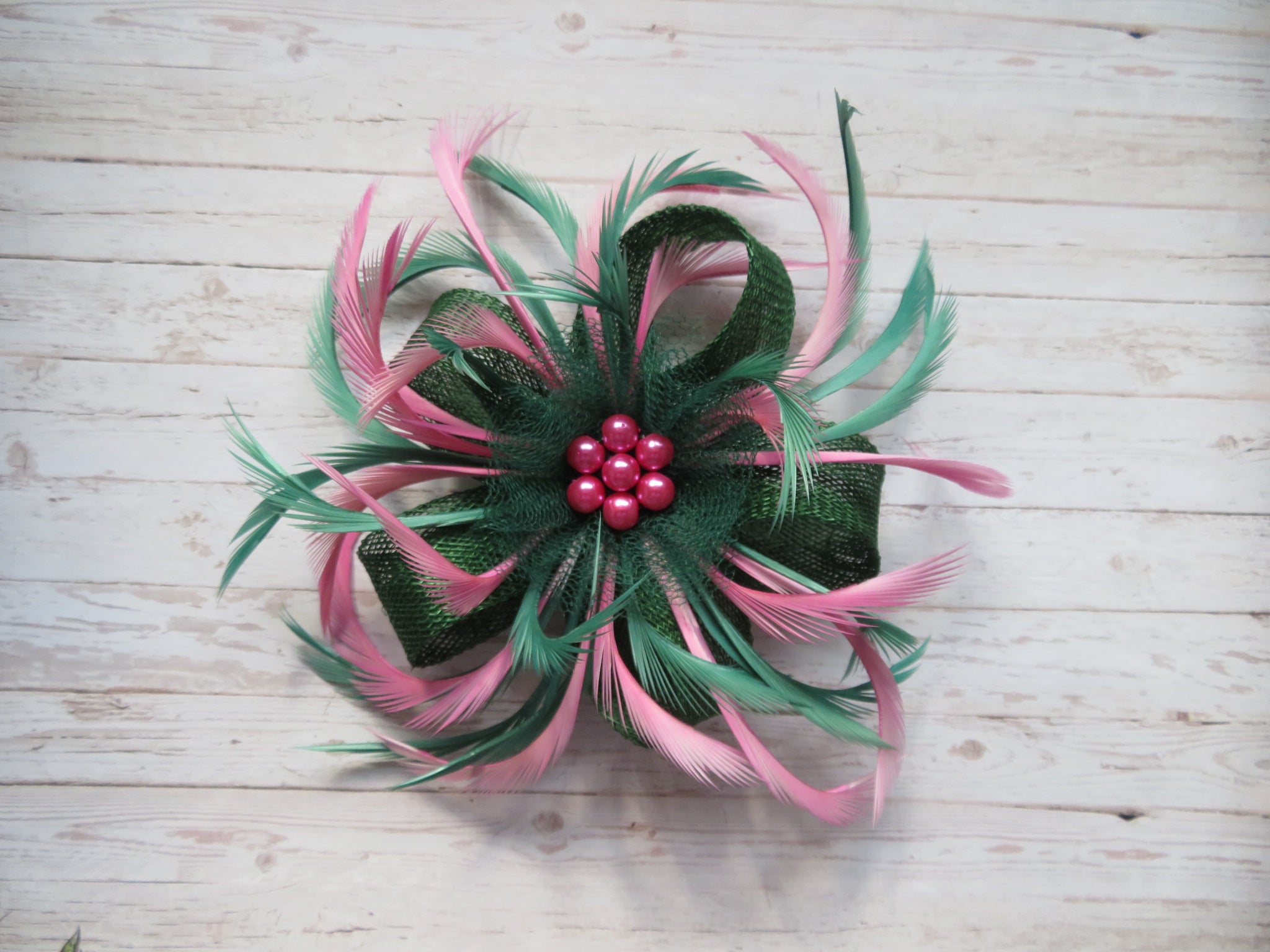 Dark Green & Candy Pink Mini Lily