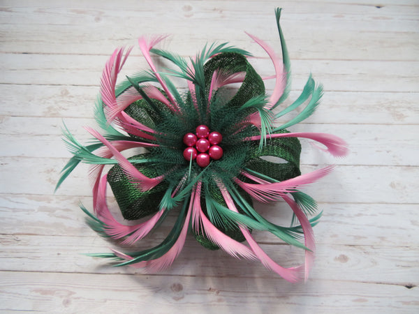 Dark Green & Candy Pink Mini Lily