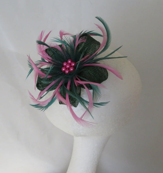 Dark Green & Candy Pink Mini Lily