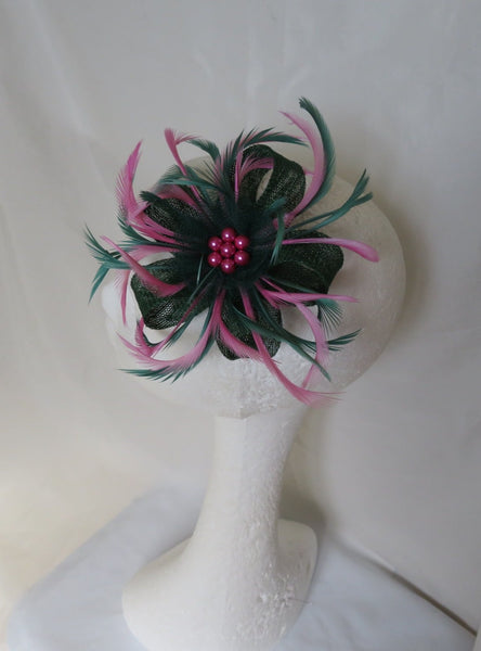 Dark Green & Candy Pink Mini Lily