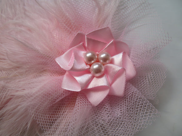 Pale Pink Austen Regency Headpiece