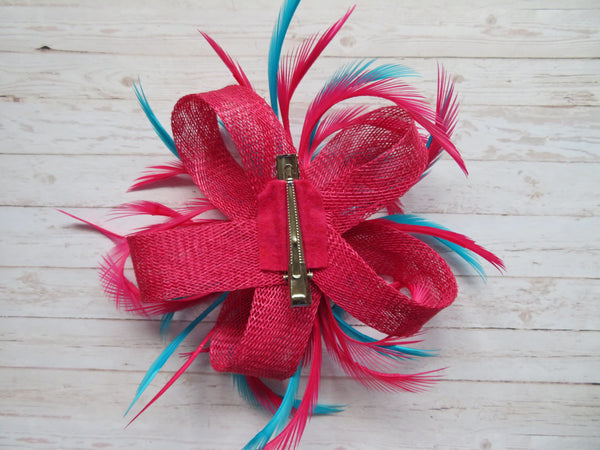 Cerise Pink & Turquoise Blue Mini Lily