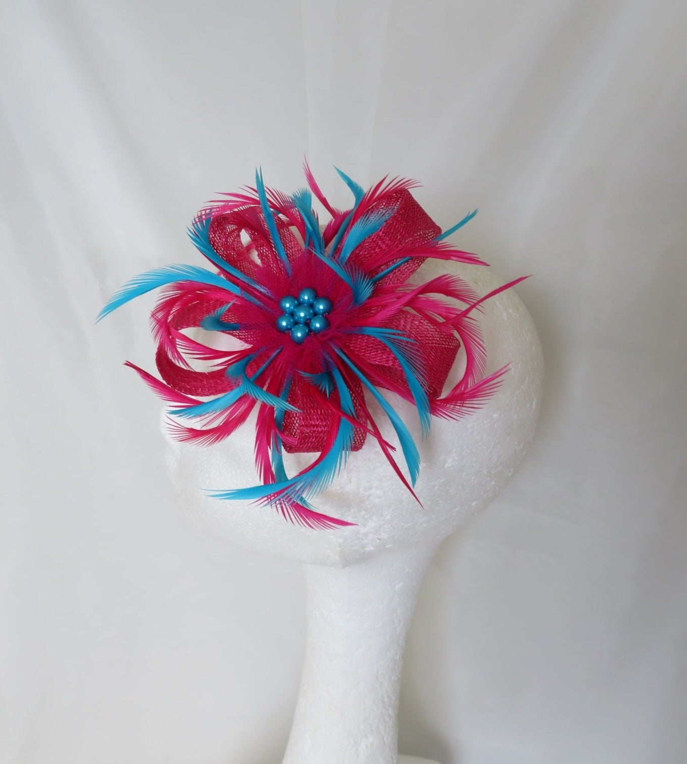 Cerise Pink & Turquoise Blue Mini Lily