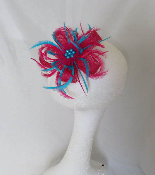 Cerise Pink & Turquoise Blue Mini Lily