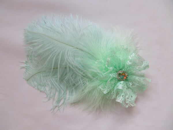 Mint Green Austen Regency Headpiece