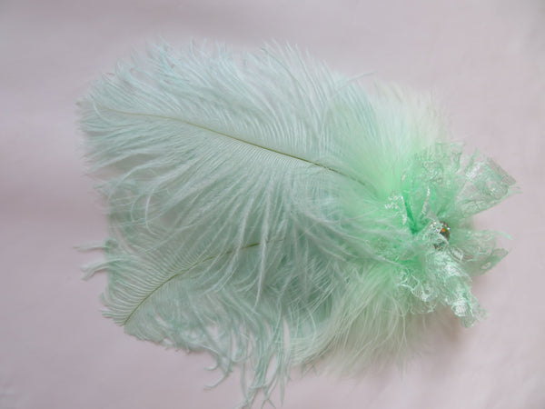 Mint Green Austen Regency Headpiece
