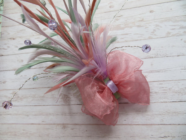 Summer Garden Pink Sage and Lilac Feather Fizz