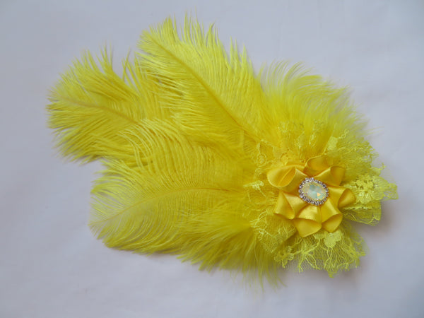 Canary Yellow Austen Regency Headpiece