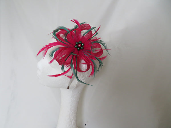 Cerise Pink and Bottle Green Mini Lily