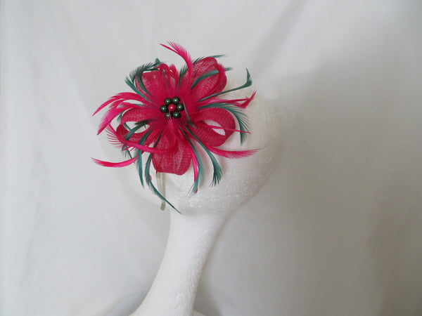 Cerise Pink and Bottle Green Mini Lily