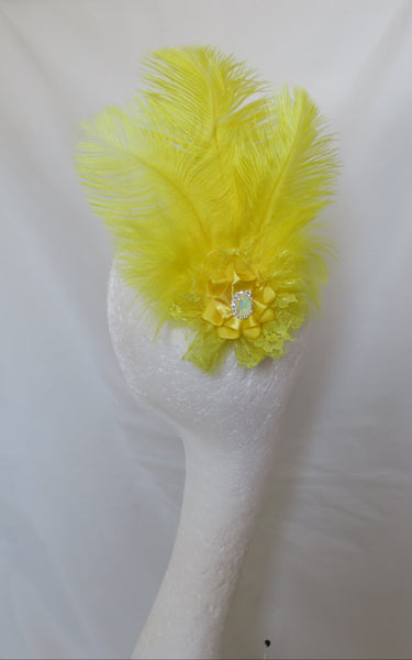 Canary Yellow Austen Regency Headpiece