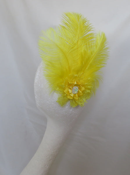 Canary Yellow Austen Regency Headpiece