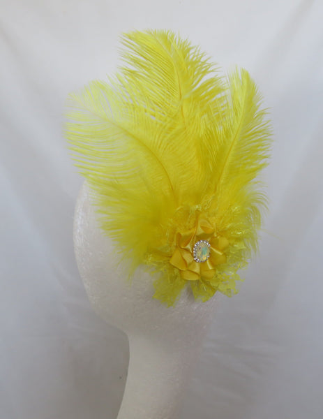 Canary Yellow Austen Regency Headpiece