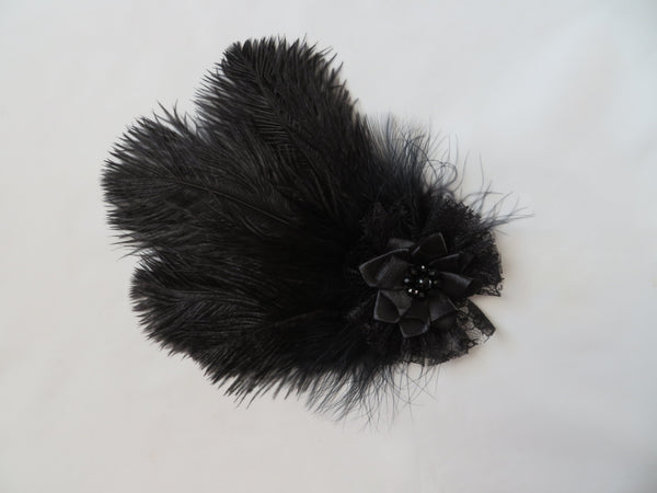 Black Austen Regency Headpiece