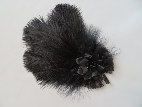 Black Austen Regency Headpiece