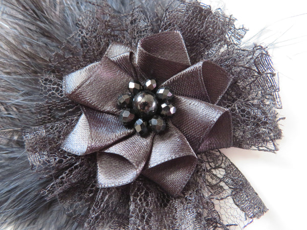 Black Austen Regency Headpiece