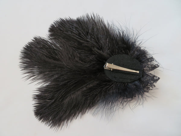 Black Austen Regency Headpiece