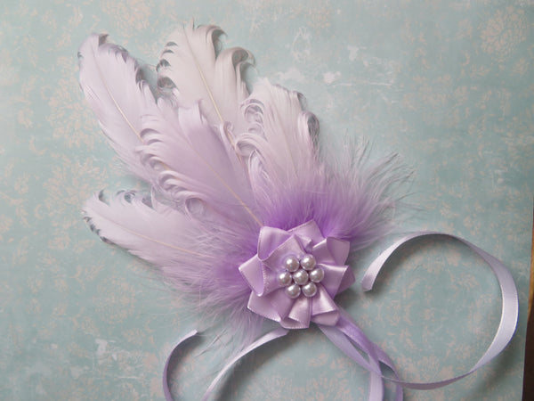 Pale Lilac Kitty Regency Headpiece